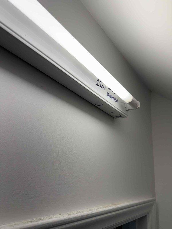 Completed electrical retrofit in laundry room and two master closets, replacing outdated fluorescent fixtures with energy-efficient LED lighting. Additionally, replaced two bathroom exhaust fans and installed new smoke detectors to enhance safety and ventilation throughout the residence.