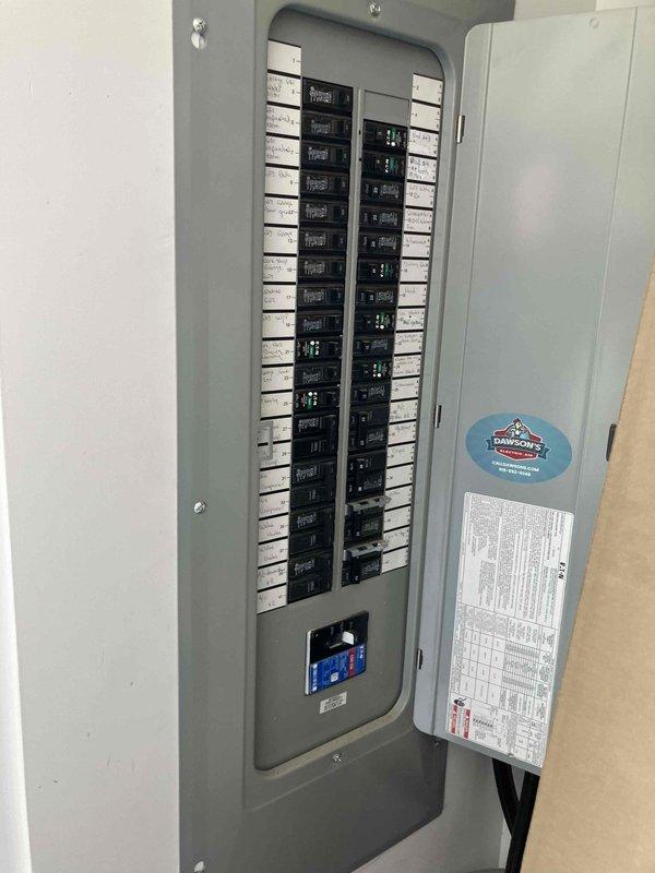 Installed new GFCI outlet in master bathroom to provide dedicated power for bidet installation. Ran new circuit from main electrical panel, terminated connections, and verified proper operation with voltage testing equipment reading 124V. All work completed to code with ground fault protection in place for wet location safety requirements.
