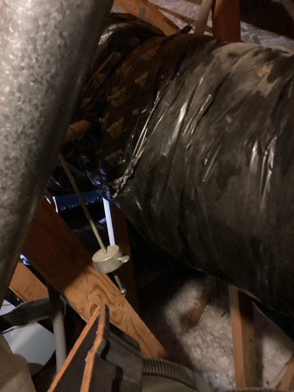 Completed replacement of zone control system, motorized damper, and blower motor in attic-mounted HVAC system. Accessed equipment through confined attic space, removed existing failed components, and installed new zone control panel, damper actuator, and motor assembly within ductwork system. Verified proper static pressure readings and confirmed all mechanical components operating within manufacturer specifications upon completion.