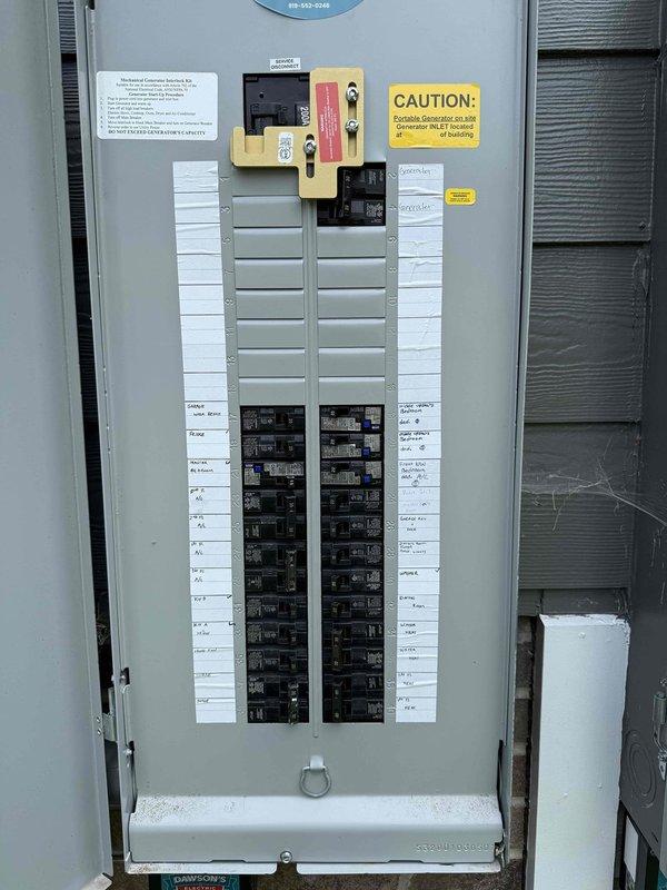 Installed three dedicated electrical circuits from the main panel: two circuits routed through exposed conduit to the upstairs bedroom for red light therapy panels, and one circuit for a primary bedroom air conditioning unit. Coordinated permit acquisition and scheduled inspection with the local jurisdiction. All installation work includes a comprehensive parts and labor warranty.