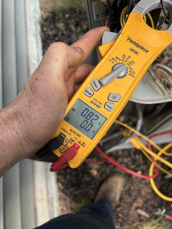 Completed comprehensive preventive maintenance on HVAC system including full 80-point inspection of heating and cooling equipment. Performed outdoor coil cleaning, burner cleaning, and verified gas pressures were within manufacturer specifications. Conducted complete safety inspection and system diagnostics using clamp meter to verify proper electrical readings and amperage draw on all components.