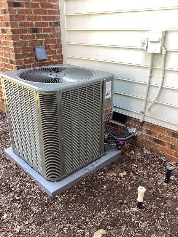 Responded to recall for thermostat malfunction on recently installed HVAC system where thermostat would not remain powered on. Upon inspection of attic-mounted air handler and thermostat wiring, identified improper common wire connection at the equipment. Corrected C-wire termination at air handler control board, verified proper 24VAC supply to thermostat, and confirmed thermostat display remained powered and functional. Tested system operation in both heating and cooling modes to ensure proper communication between thermostat and equipment, with all functions operating as designed.