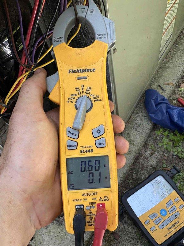 Completed replacement of defective control board and 40VA transformer on HVAC system. Installed new Honeywell thermostat as requested. Verified proper electrical connections and tested system operation with clamp meter, confirming appropriate amperage draw of 0.60A. All components functioning correctly upon completion. Contacted homeowner to review work performed and processed payment on file per prior arrangement.