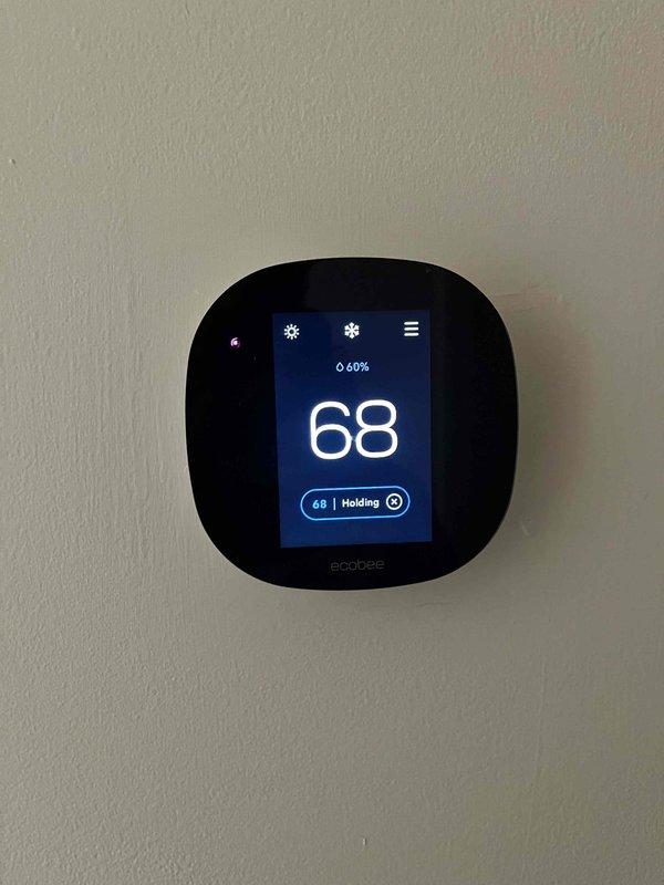 Completed comprehensive spring preventive maintenance on 2023 Goodman HVAC system including full 80-point inspection of heating and cooling components. Performed outdoor coil cleaning with foaming coil cleaner, burner assembly cleaning, and verified gas pressures within manufacturer specifications. Confirmed ecobee thermostat operation at 68°F cooling setpoint and conducted complete safety inspection with all systems operating properly.