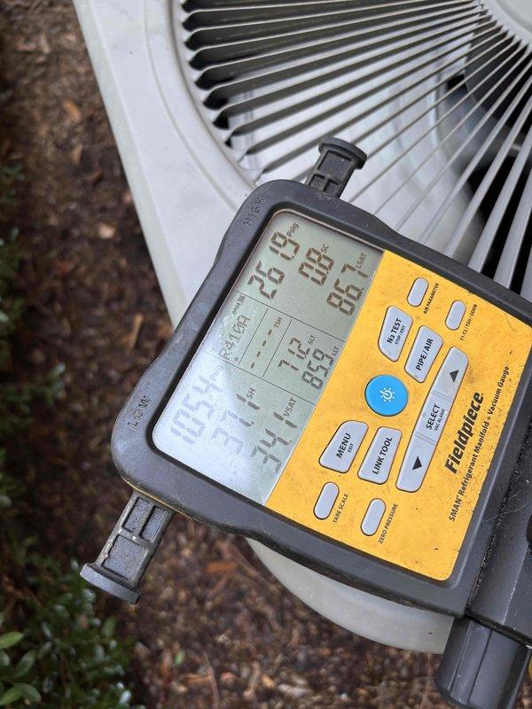 Completed comprehensive preventive maintenance on three HVAC systems including full 80-point inspections on each unit. Performed outdoor coil cleaning, burner cleaning, and gas pressure adjustments as needed on all systems. Verified electrical amperage readings at 7.44A and conducted thorough safety inspections. All units tested and confirmed operating within normal parameters.