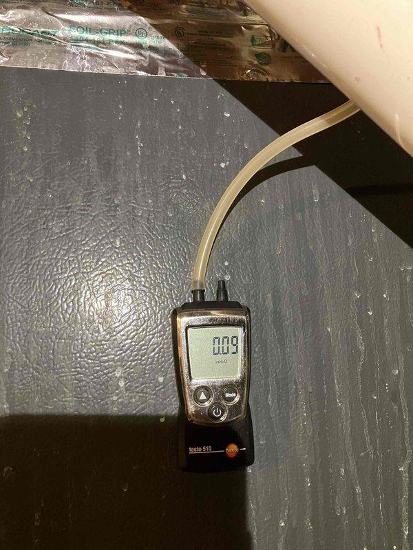 Completed comprehensive heating and air maintenance on 2018 unit including full 80-point inspection, outdoor coil cleaning, burner cleaning, gas pressure adjustment, and safety inspections. Verified system pressures using calibrated digital manometer and confirmed electrical amperage readings with clamp meter showing 188A operation. All equipment operating within manufacturer specifications.