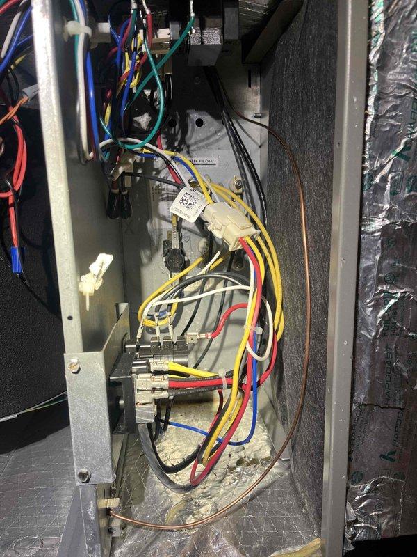 Completed comprehensive heating and air maintenance on single unit system, including full 80-point inspection, outdoor coil cleaning, and burner cleaning. Verified and adjusted gas pressures to manufacturer specifications, inspected all electrical connections and control wiring, and performed complete safety inspection with multimeter testing to ensure proper system operation. All components found functioning within normal parameters.