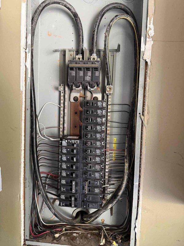 Completed full replacement of all circuit breakers in the main electrical panel to ensure future reliability and safety. All breakers were removed and replaced with new units, including new connections to the bus bars and proper wire terminations. Additionally, diagnosed and addressed a non-functioning outlet that was brought to attention during the service call.