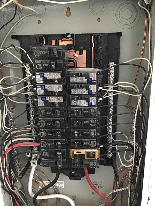 Completed comprehensive 32-point electrical system evaluation and annual maintenance service. Performed electrical panel inspection with proper torquing of all circuit breaker connections and bus bar terminals to manufacturer specifications. Conducted GFCI outlet testing to verify ground fault protection functionality and proper trip response. Tested all AFCI breakers to ensure arc fault detection and fire protection systems operating correctly. Performed smoke and carbon monoxide detector maintenance including battery replacement and functional testing of all units. Replaced customer-supplied light bulbs in fixtures up to 12 feet and cleaned ceiling fans up to 12 feet. All electrical components tested and confirmed operational within safety standards.