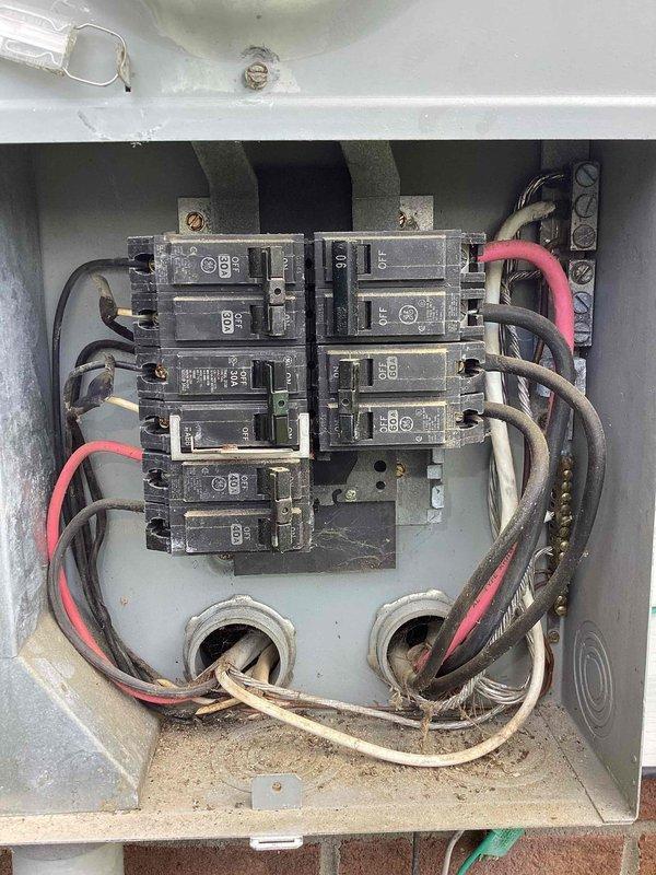 Responded to basement water heater power loss following recent water heater replacement. Inspected electrical panel and identified tripped circuit breaker supplying 240-volt circuit to water heater. Reset breaker, verified proper operation, and confirmed power restoration to water heater unit.