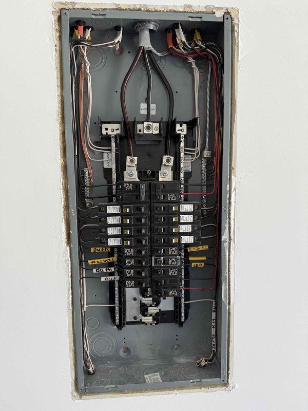 Responded to non-functioning exterior outlets following pressure washing incident at residential property. Verified circuit breaker operation at main electrical panel and tested all four affected GFCI-protected exterior receptacles using diagnostic equipment. Determined that moisture intrusion from power washing caused GFCI devices to trip, protecting the circuits as designed. Reset affected GFCI outlets after confirming proper ground fault protection functionality and restored power to all exterior receptacles.