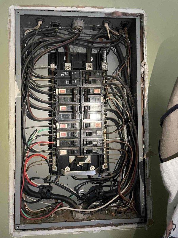 Responded to service call for breaker #4 controlling AC unit that was tripping and would not reset after HVAC technician attempted to restore power three days prior. Upon arrival, opened electrical panel and inspected breaker mechanism and internal bus connections. Found breaker had failed mechanically and would not properly engage in the reset position, indicating internal contact damage likely caused by overcurrent condition from AC unit. Removed defective breaker from panel bus bar, verified proper wire connections, and installed replacement breaker rated for AC circuit load. Tested new breaker operation, confirmed proper engagement and trip function, and restored power to AC unit circuit. Verified unit operation with customer and secured electrical panel.