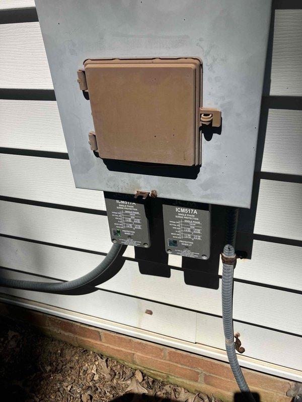 Completed comprehensive 32-point electrical system evaluation including inspection and maintenance of interior electrical panel and exterior junction box with HVAC control modules. Performed torque verification and connection checks on all circuit breakers, tested GFCI outlets and breakers for proper shock protection functionality, and verified arc fault breakers for fire protection compliance. Conducted smoke and carbon monoxide detector maintenance with battery replacement and operational testing, replaced customer-supplied light bulbs in fixtures up to 12 feet, and cleaned ceiling fans up to 12 feet in height.