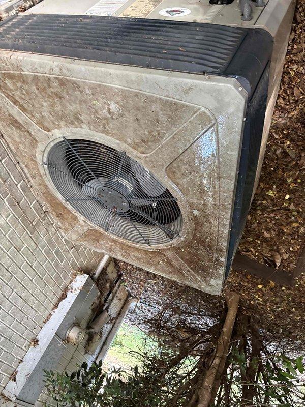 Completed comprehensive heating and air maintenance on 2015 system including 80-point inspection, outdoor coil cleaning, burner cleaning, gas pressure adjustments, and full safety inspection. Installed customer-provided Honeywell Home smart thermostat, programmed unit to cooling mode with hold settings, and verified proper operation. All equipment tested and operating within manufacturer specifications upon completion.