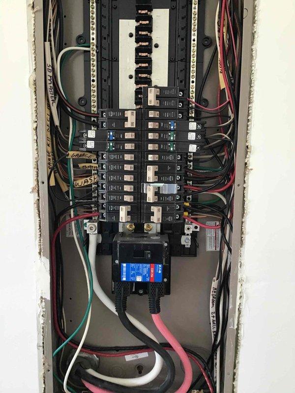 Responded to GFCI tripping issue in garage after homeowner installed new deep freezer. Diagnosed circuit overload condition caused by freezer's compressor startup current combined with existing loads on shared GFCI-protected circuit. Explained that the GFCI outlet tripping on opposite side of garage indicated both receptacles were on same circuit, and the combined amperage draw exceeded the GFCI's rating during compressor cycling. Recommended dedicated 20-amp circuit installation for freezer to prevent nuisance tripping and ensure reliable operation of both appliances.