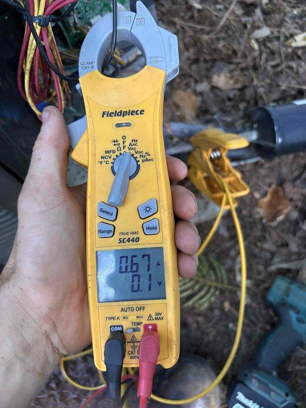 Completed comprehensive heating and air maintenance on 2017 system including 80-point inspection, outdoor coil cleaning, burner cleaning, and gas pressure adjustments. Performed electrical measurements using clamp meter to verify proper system operation and conducted thorough safety inspections. Scheduled arrival during late afternoon window as requested to accommodate customer availability.
