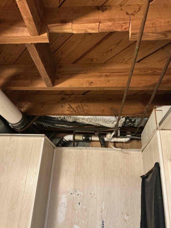 Completed residential ductwork replacement and enhancement for a 2.5 to 3 ton HVAC system, including installation of new flexible insulated ductwork throughout the attic space. Installed one Aprilaire 1110 media air cleaner to improve indoor air quality and filtration efficiency. All ductwork was properly secured to ceiling joists and connected to existing supply and return plenums, with transitions sealed to prevent air leakage.