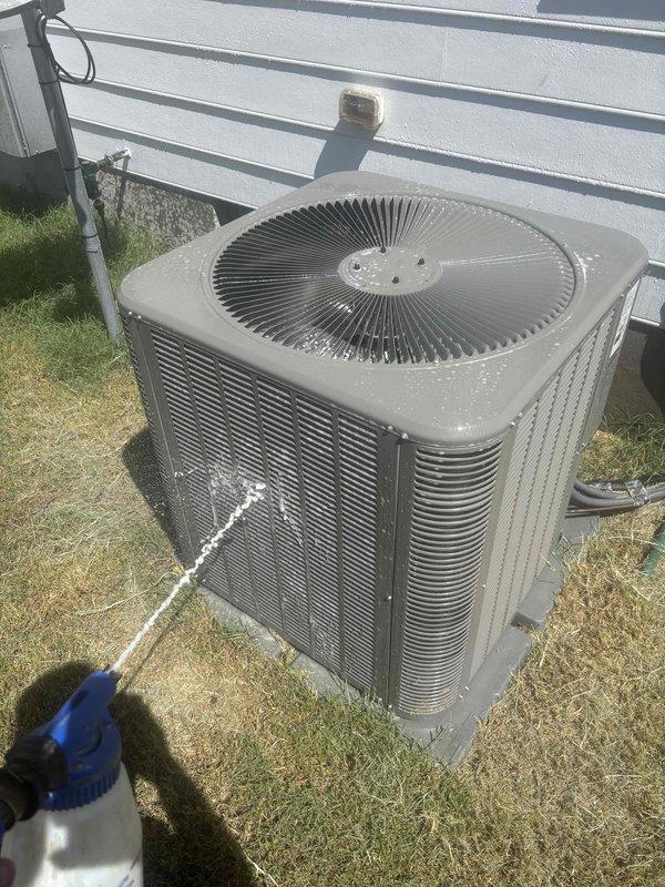 Completed comprehensive preventive maintenance on two HVAC systems including mini split unit above garage. Performed 80-point inspection on each unit, cleaned outdoor condenser coils with coil cleaner, cleaned burners, verified and adjusted gas pressures to manufacturer specifications, and conducted complete safety inspections on all equipment. All systems operating within normal parameters upon completion.