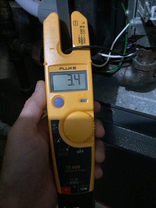 Completed comprehensive heating and air maintenance including 80-point inspection on one unit. Performed outdoor coil cleaning, burner cleaning, and adjusted gas pressures as needed. Conducted electrical testing with voltage readings at 3.4V on system components, inspected all internal wiring connections and circuit boards, and verified proper operation of all safety controls and electrical components.