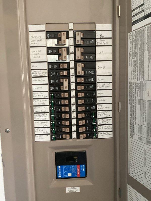Responded to service call for HVAC system repeatedly tripping the circuit breaker. Upon arrival, performed electrical diagnostics using clamp meter to measure amperage draw and capacitance readings on the air conditioning system. Inspected main electrical panel and identified the dedicated A/C circuit breaker experiencing overcurrent conditions. Measured capacitor reading of 4947 μF, indicating potential component failure causing excessive current draw. Verified the HVAC system was the only equipment affected by the breaker trips, isolating the issue to the air conditioning unit and its associated electrical components.