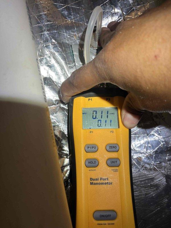 Completed comprehensive heating and air maintenance on one covered unit including an 80-point inspection. Performed outdoor coil cleaning, burner cleaning, and adjusted gas pressures to manufacturer specifications. Verified pressure differentials using digital manometer, confirming proper airflow through ductwork at 0.11 WC. Inspected air filter condition, which showed clean pleated media with no blockage or damage. Completed all safety inspections with system operating within normal parameters. Completed comprehensive heating and air maintenance on one covered unit including an 80-point inspection. Performed outdoor coil cleaning, burner cleaning, and adjusted gas pressures to manufacturer specifications. Verified pressure differentials using digital manometer, confirming proper airflow through ductwork at 0.11 WC. Inspected air filter condition, which showed clean pleated media with no blockage or damage. Completed all safety inspections with system operating within normal parameters.
