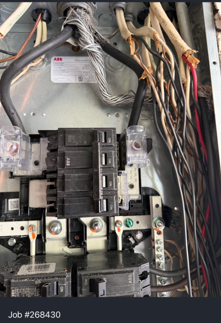 We replaced a 150-200 amp panel with a modern GE electrical panel, ensuring enhanced safety and efficiency. The upgrade improved electrical distribution and reliability.