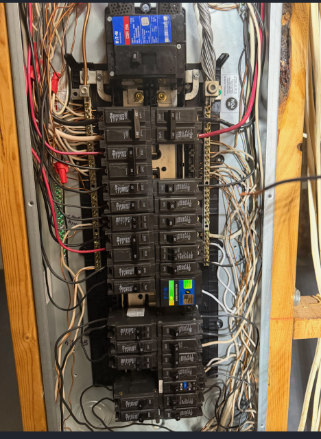 I removed the old electrical panel and installed a new flush-mounted one, ensuring compliance with all codes. I added breakers and integrated whole-house surge protection for enhanced safety and efficiency.