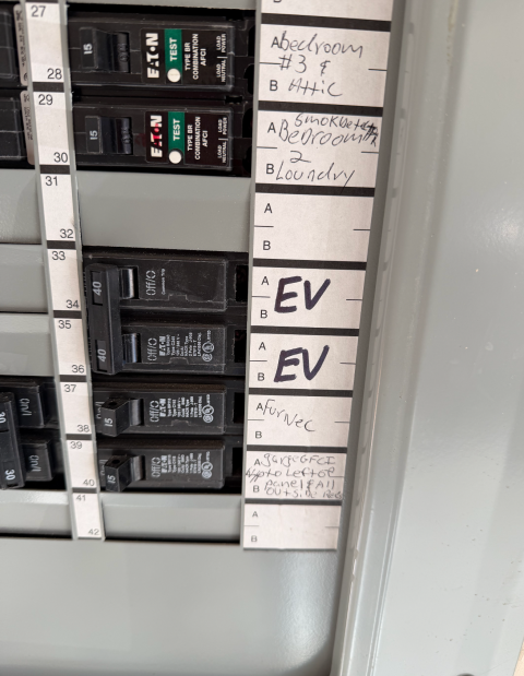 I installed an EV charging station, ensuring it was within 10 feet of the panel. The panel had available space, and the installation was completed efficiently.