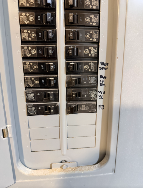 I replaced a non-compliant 30 amp breaker with a Siemens breaker in a GE panel, ensuring compliance with electrical codes and enhancing safety.