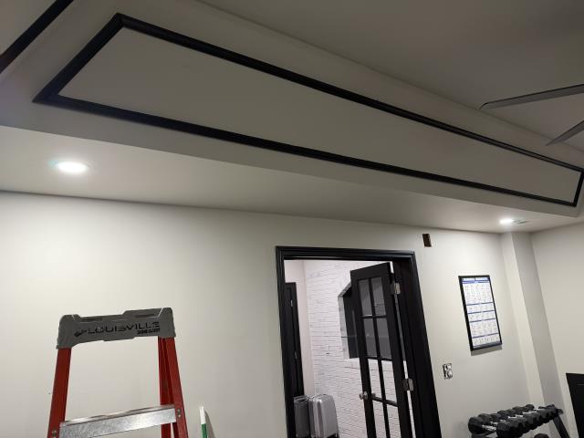 I installed four new recessed lights as per the customer's specifications, ensuring proper wiring and alignment for optimal illumination.