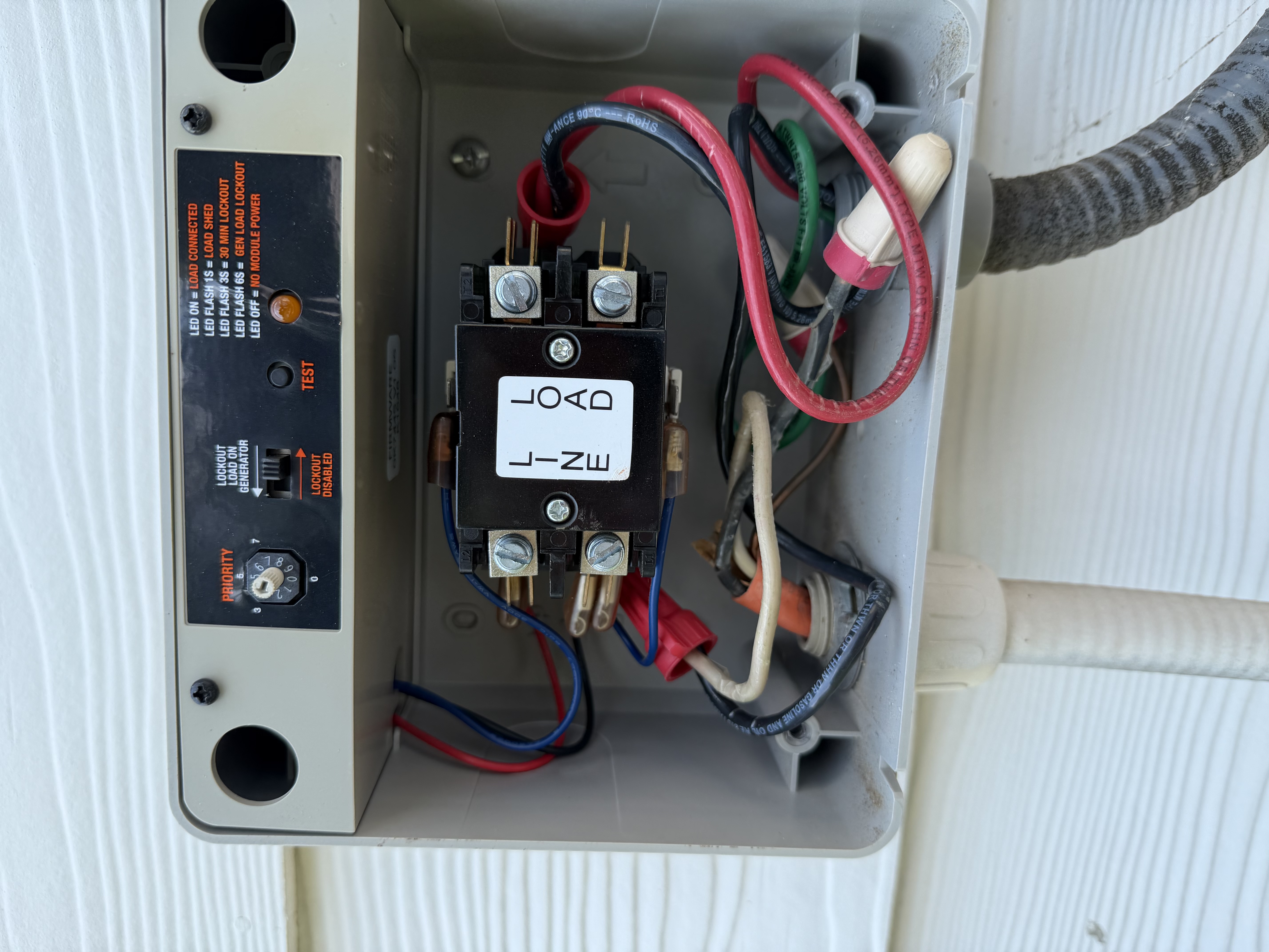 I installed a dedicated circuit for a single appliance, ensuring it was safely connected and tested. I also recommended a generator bypass for backup power and replaced the smart module.