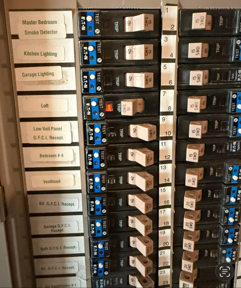 I identified and fixed a ground fault in the bedroom circuit. After diagnosing the issue, I restored the connection between the ground and neutral wires, ensuring everything operates safely and correctly.