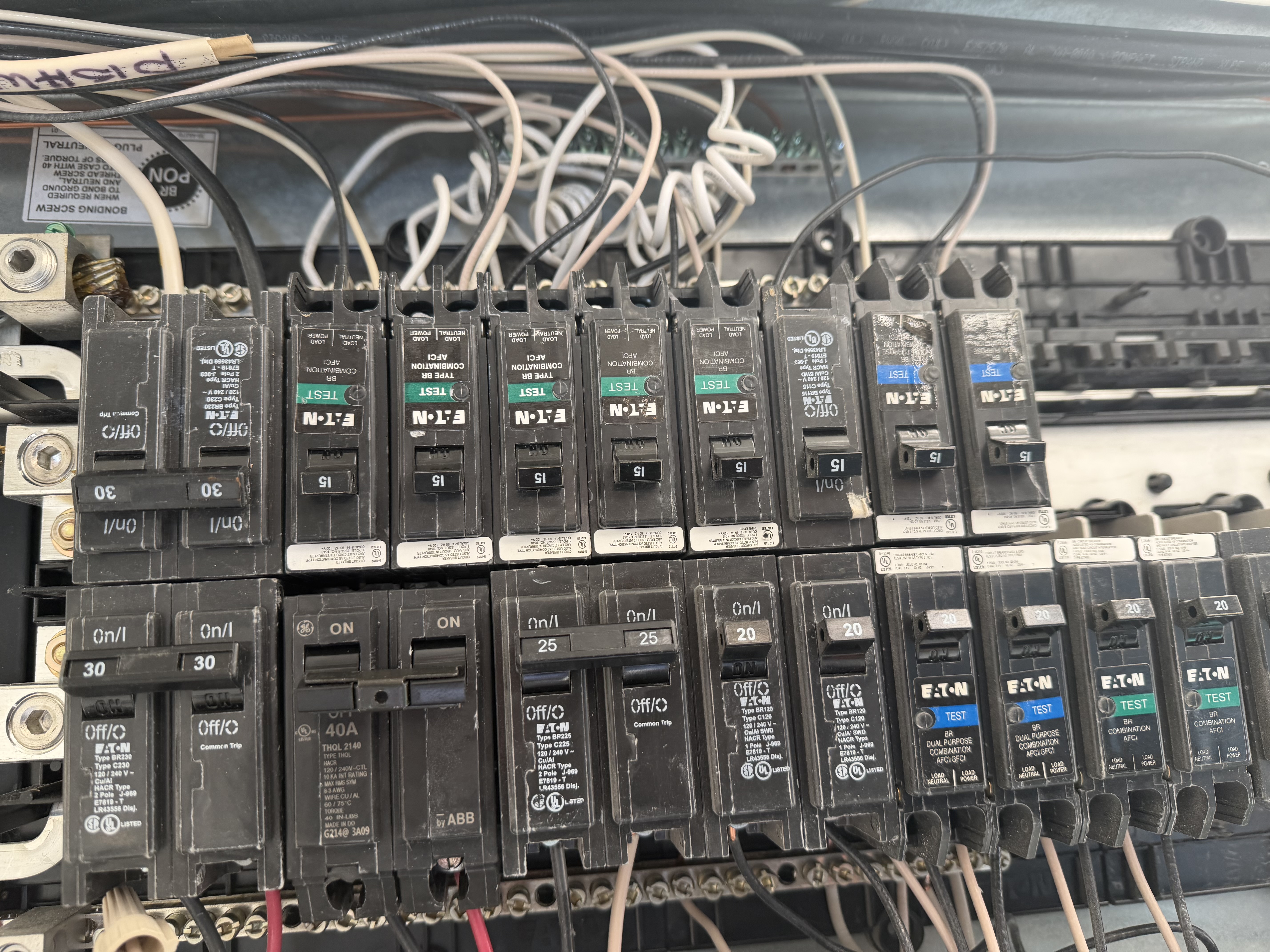 During the inspection, I identified mismatched breakers in the electrical panel, which violated safety codes. I replaced them with appropriate breakers to ensure compliance and safety.