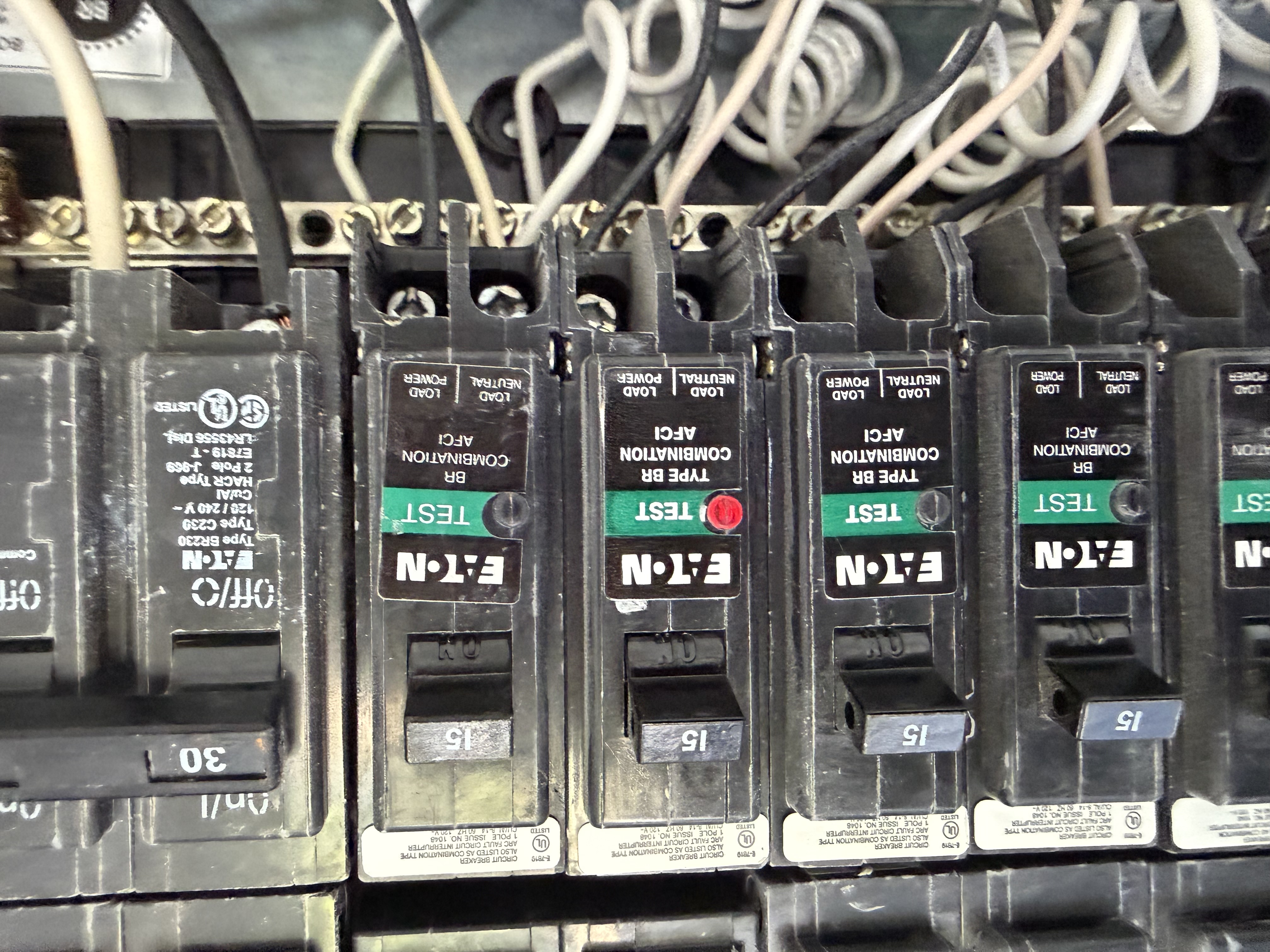 We diagnosed and fixed an arc fault breaker that tripped during a storm. The breaker showed signs of wear, extreme heat, and an error signal. Our team replaced the faulty components to restore proper function.