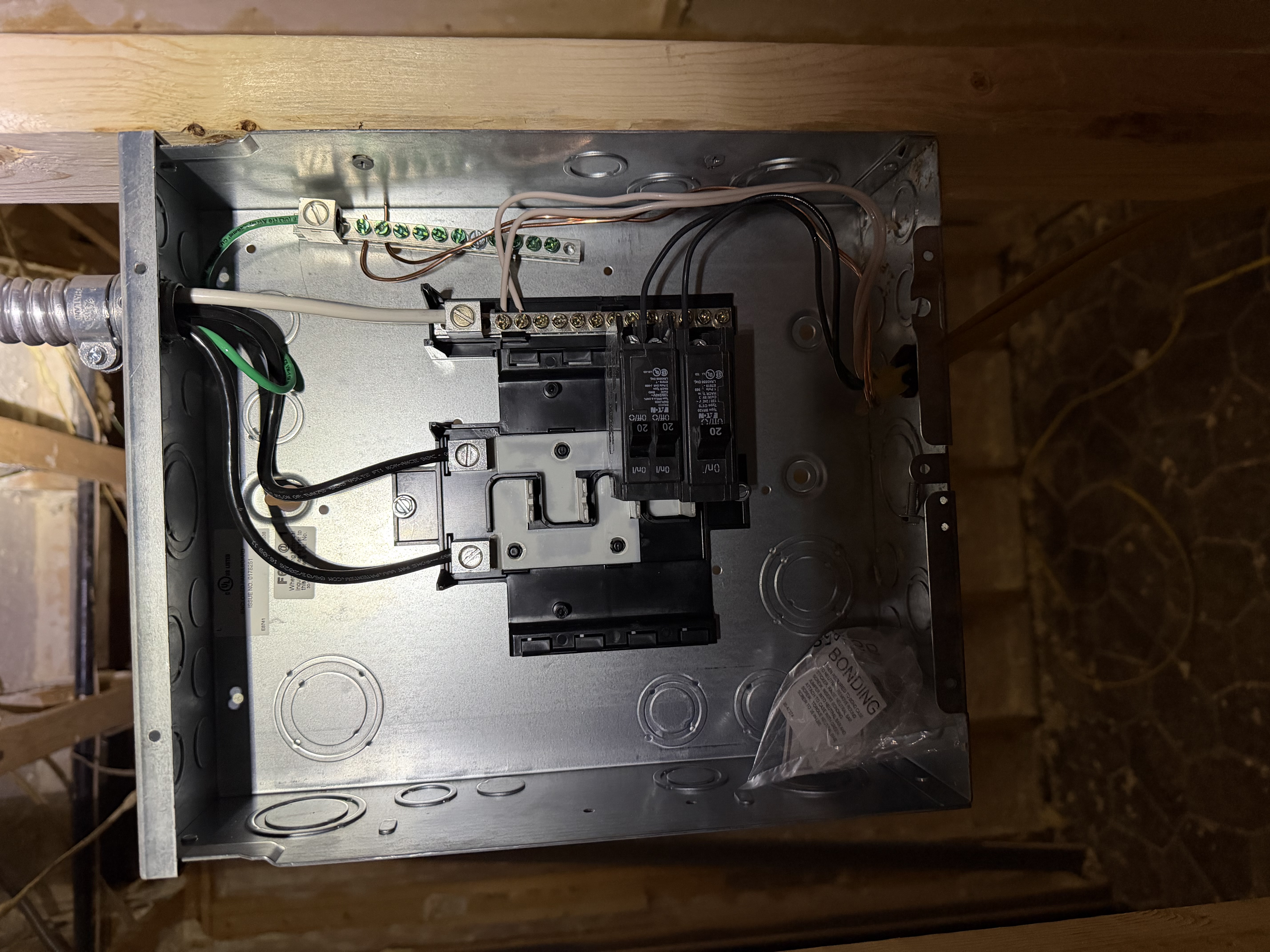 I installed a sub panel, ran dedicated circuits, and terminated breakers. I also installed the necessary receptacles, ensuring everything was safely and efficiently connected.