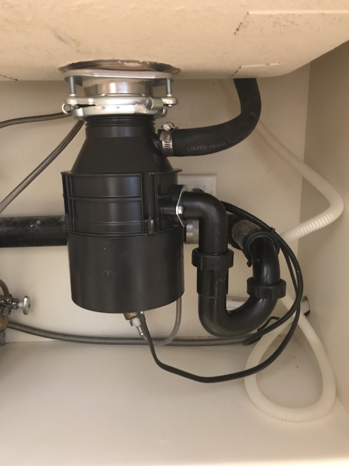 Garbage disposal install