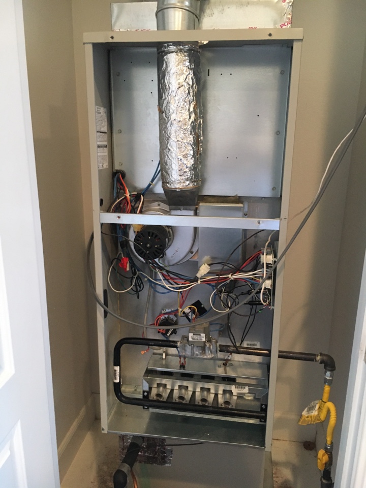 Performed winter maintenance on two gas furnace units.
