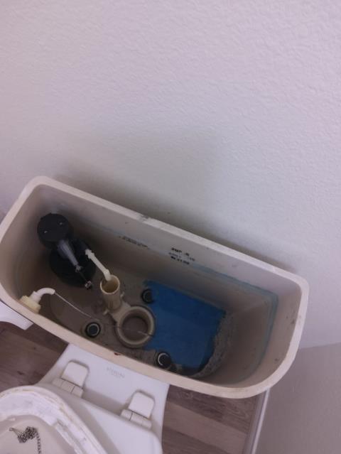 Technician arrived onsite. Presented customer with options for complete replacement or just replacing parts. Customer chose most economical option for now. Replaced the fill valve and flapper. Tested, working properly. Hawthorne PHC job complete. 