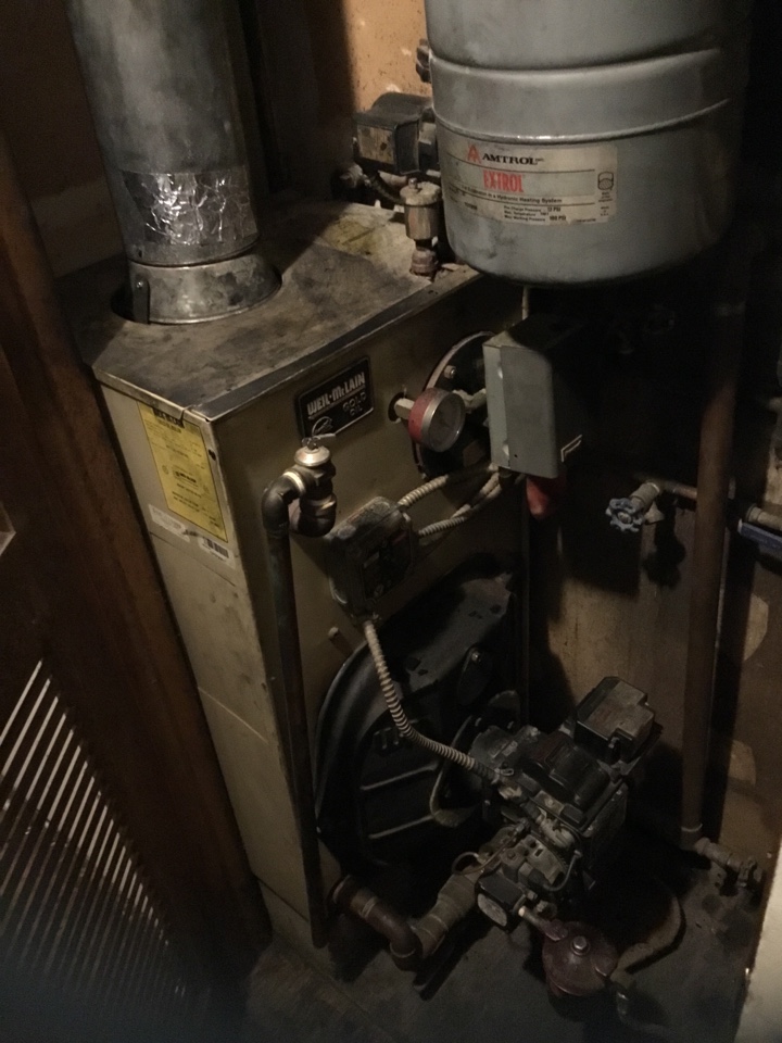 Diag on a kerosene powered Weil McLain boiler with baseboard heaters