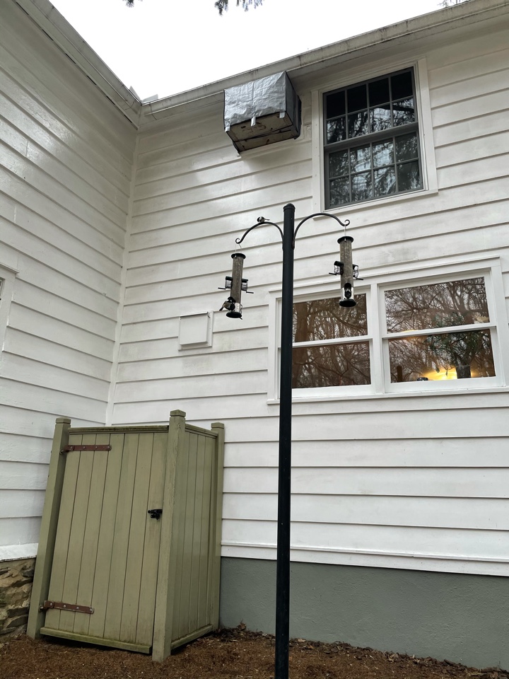 Removal of through the wall window air conditioner and installation of a Mitsubishi three zone hyper heat pump system