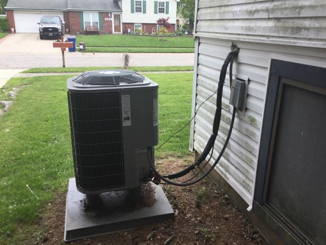 Groveport, OH - Upon arrival found coil is not longer frozen. Found only 6” hole in return box to furnace and filter housing busted. 16” from top of furnace to first take off. evap coil is also completely plugged. Talked with install manager and we need to raise the furnace, install new filter housing and clean evap coil. Groveport, OH - Upon arrival found coil is not longer frozen. Found only 6” hole in return box to furnace and filter housing busted. 16” from top of furnace to first take off. evap coil is also completely plugged. Talked with install manager and we need to raise the furnace, install new filter housing and clean evap coil.