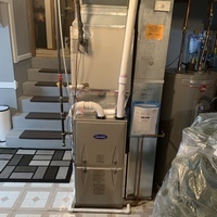 Reynoldsburg, OH - Arrived to a noise complaint after recent tune up.
Furnace was running upon arrival, heard vibration noise coming from the furnace. Found a wire resting on the inducer wheel causing a vibration noise. Tapped wires up off the inducer wheel to eliminate noise. Wire is in good shape, insulation still good.
No more noise from the furnace, operation is good. Reynoldsburg, OH - Arrived to a noise complaint after recent tune up.
Furnace was running upon arrival, heard vibration noise coming from the furnace. Found a wire resting on the inducer wheel causing a vibration noise. Tapped wires up off the inducer wheel to eliminate noise. Wire is in good shape, insulation still good.
No more noise from the furnace, operation is good.