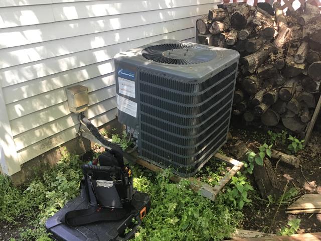 Grove City, OH - I completed spring tune up on a Goodman air conditioner. I visually inspected the furnace. I inspected the evaporator coil. I checked the temperature difference across the coil. Checked voltage and amps. Inspected heat pump. Checked refrigerant charge, voltages and amps. I rinsed the condenser coils with water. Cycled and monitored the system. Operating normally at this time.
Grove City, OH - I completed spring tune up on a Goodman air conditioner. I visually inspected the furnace. I inspected the evaporator coil. I checked the temperature difference across the coil. Checked voltage and amps. Inspected heat pump. Checked refrigerant charge, voltages and amps. I rinsed the condenser coils with water. Cycled and monitored the system. Operating normally at this time.