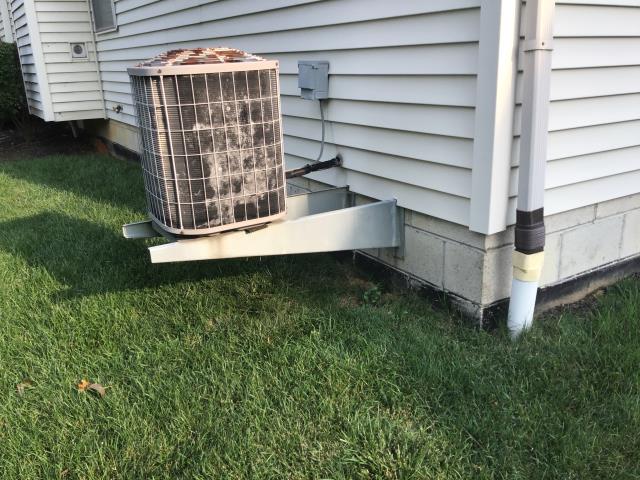 I completed a diagnostic on a Carrier air conditioner. Found furnace blower bearing failure. Gave customer options, Replacing full system the following day. 