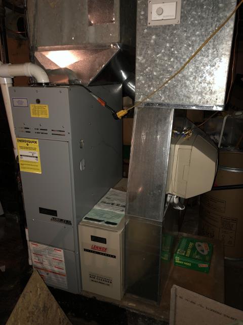 Customer called into office wanting a free estimate for a Carrier gas furnace, ac and humidifier. Tech went out to give estimate.