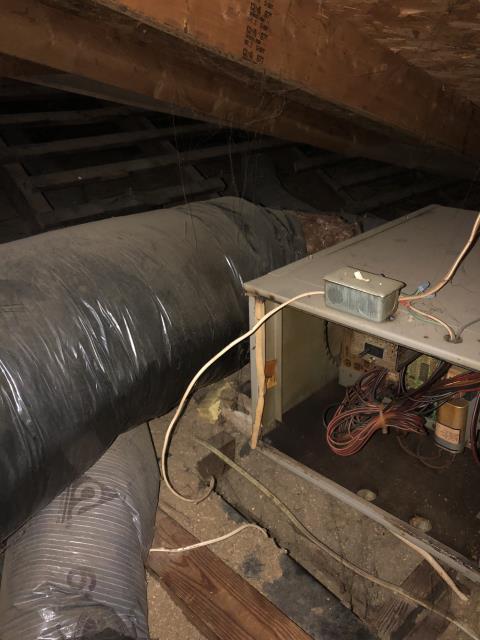 Performing our Five Star Tune-Up & Safety Check on a Furnace. All readings were within manufacturer's specifications, unit operating properly at this time.