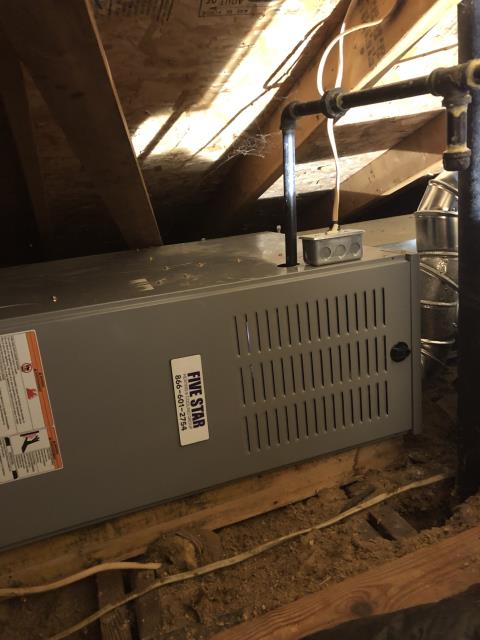 I am Performing our Five Star Tune-Up & Safety Check on a  2020 Five Star Gas Furnace.  All readings were within manufacturer's specifications, unit operating properly at this time.