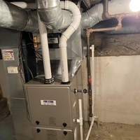I installed an Aprilaire 600M whole house humidifier with 5 year parts and warranty and 1 year labor warranty.