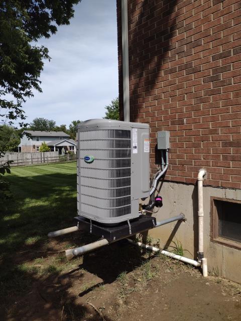 I arrived on site to perform an installation of a Five Star ION 18 SEER Variable-Speed Heat Pump and a Five Star ION Variable-Speed Electric Furnace, as they were the correct fit for the customers property specifications. The installation was a success and both units were running at optimal capacity at the time of departure. 