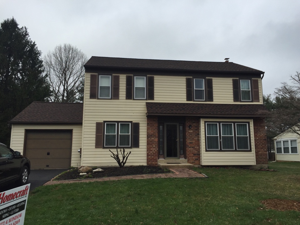 West Chester, PA - GAF High Definition Roof recently installed by Homecraft, Inc West Chester, PA - GAF High Definition Roof recently installed by Homecraft, Inc